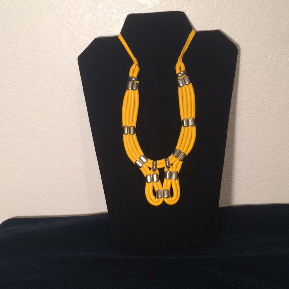 BUY NOW - Mustard Yellow Rope Necklace